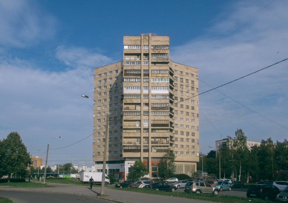 фасад дома, здание по адресу г Санкт-Петербург, Гражданский пр-кт, д 89/71